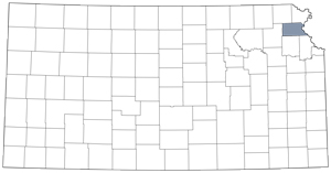 Atchison County locator map