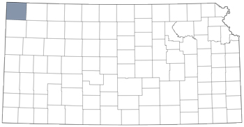 Cheyenne County locator map