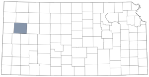 Logan County locator map