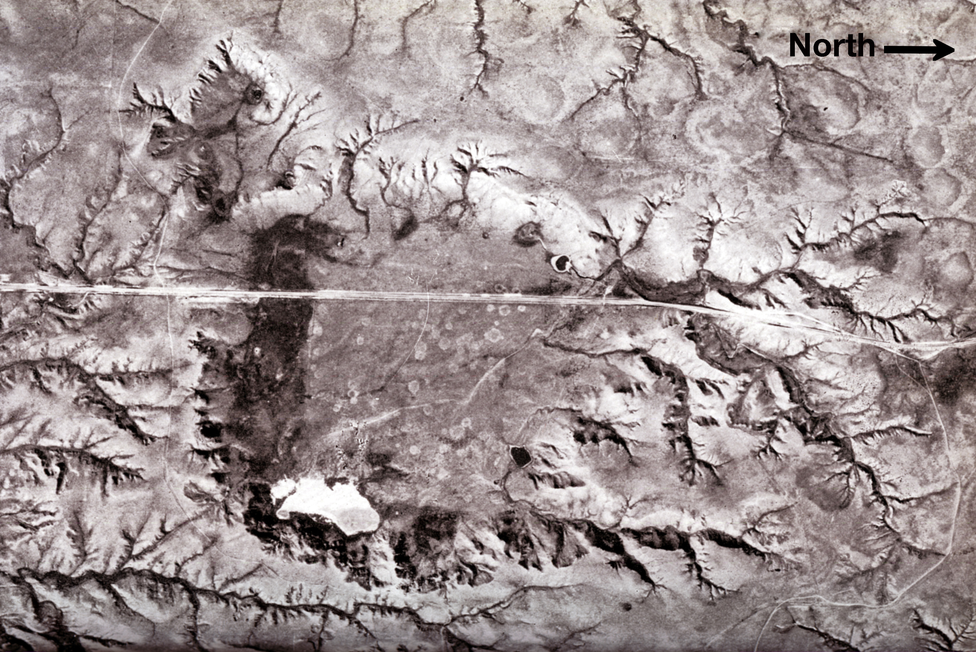 Aerial image of Big Basin, Clark County.
