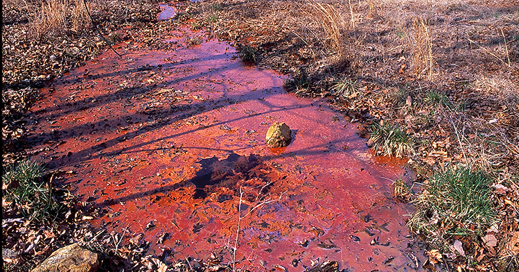 Acid mine drainage in Cherokee County