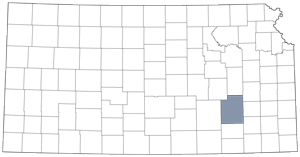 Greenwood County locator map