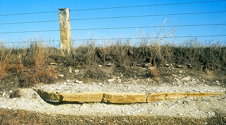 Fencepost limestone