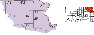 Glaciated Region in northeast Kansas