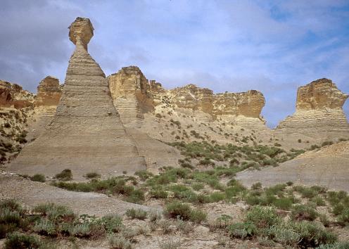 Chalk formations at Little Jerusalem Badlands