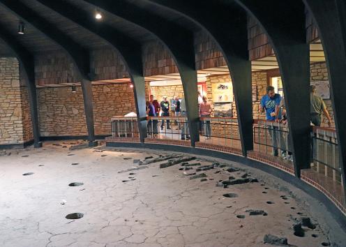 Excavated earth lodge