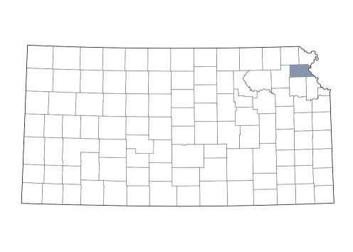 Atchison County is in northeast Kansas