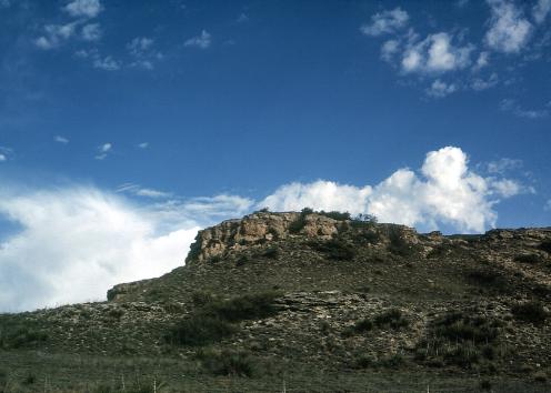 Point of Rocks towers above surrounding landscape
