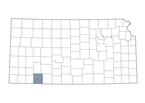 Meade County is in southwest Kansas along the Oklahoma border