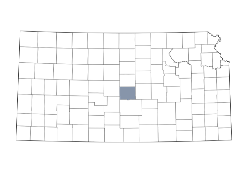 Rice County is in south-central Kansas