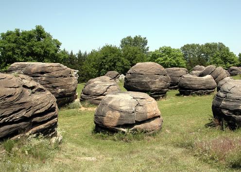 Round concretions