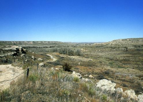 Ogallala Formation outcrops