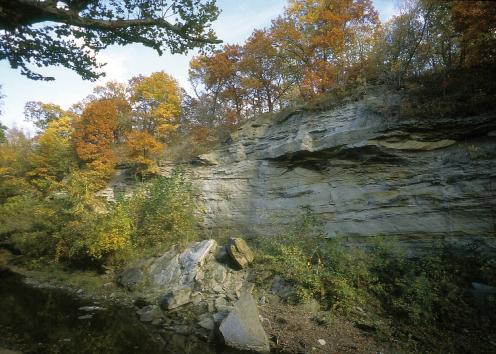 Sandstone cliff