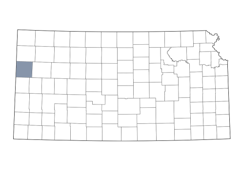 Wallace County is in far western Kansas
