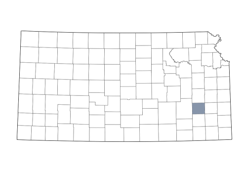 Woodson County is in southeast Kansas