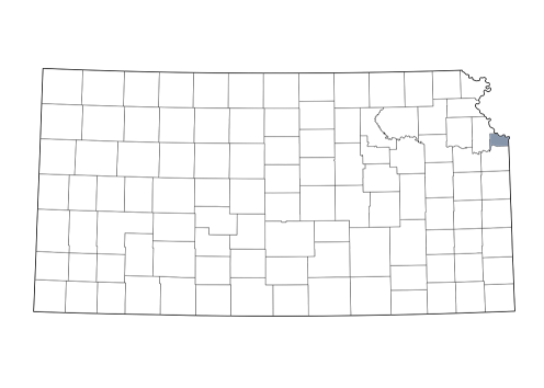 Wyandotte County is in northeast Kansas
